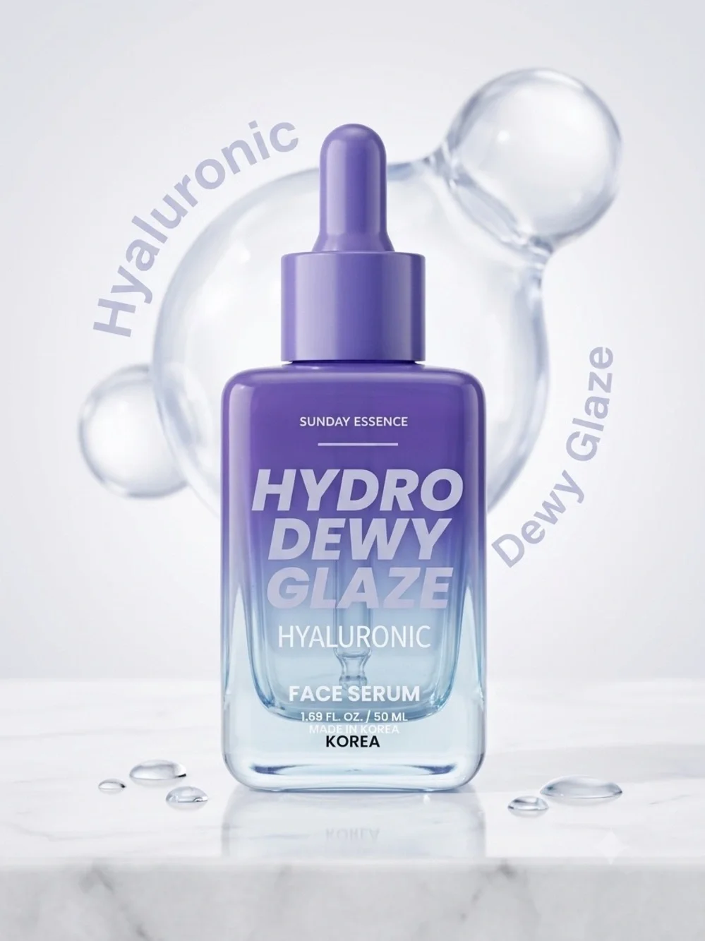 Sunday Essence Hydro Dew Glaze Hyaluronic Face Serum - 1.69 oz (50ml)